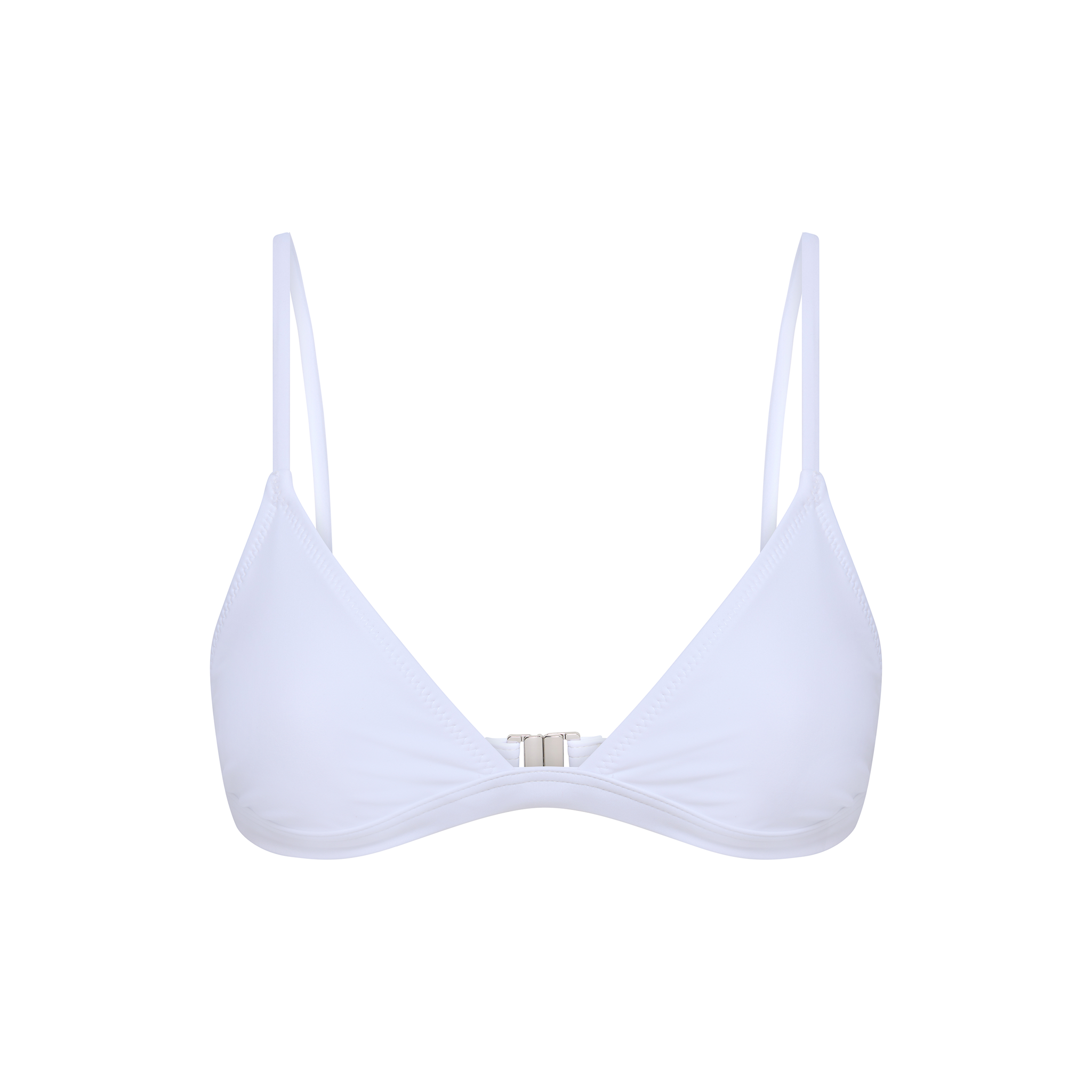 White Triangle Bralette Top